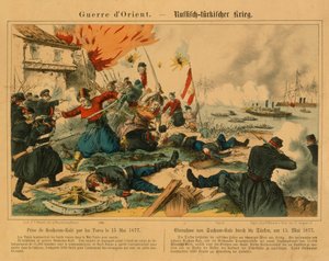 15 मई 1877 को रुसो-तुर्की युद्ध के दौरान तुर्क द्वारा सुकुम-काले को लेना, एफसी वेन्जेल, वीसेंबर्ग, 1877 द्वारा प्रकाशित द्वारा जर्मन स्कूल