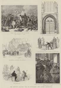 सम्राट विलियम की विटनबर्ग की यात्रा, लूथर उत्सव (उत्कीर्णन) द्वारा जर्मन स्कूल