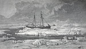 बर्फ में जर्मन, पब। लंदन 1874 द्वारा जर्मन स्कूल