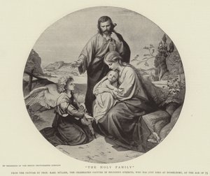 पवित्र परिवार (उत्कीर्णन) द्वारा जर्मन स्कूल