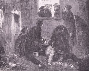 प्रशिया का क्राउन प्रिंस दौर चल रहा है, कैसेल्स एंड कंपनी लिमिटेड द्वारा प्रकाशित फ्रांस और जर्मनी के बीच युद्ध का कैसल्स इतिहास, c.1890 (लिथो) द्वारा जर्मन स्कूल