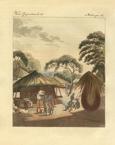 बेचुआन का फ्लैट (रंगीन उत्कीर्णन) द्वारा जर्मन स्कूल