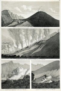 27 अप्रैल 1855 को वेधशाला से पश्चिम से देखा गया माउंट सोमा और माउंट वेसुवियस का दृश्य द्वारा जर्मन स्कूल