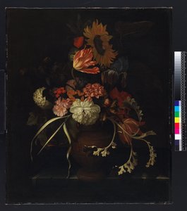 फूलों का स्थिर जीवन (कैनवास पर तेल) द्वारा गेरिट पीटरस्ज़ो