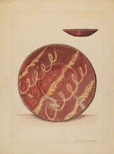 प्लेट, सी. 1936.