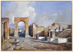 इटली, Pompei . की खुदाई द्वारा गियासिंटो गिगांटे