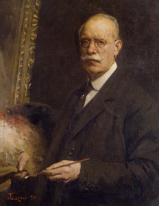 सेल्फ-पोर्ट्रेट, जियाकोमो ग्रोसो द्वारा (1860-1938), कैनवास पर तेल, 84x66 सेमी