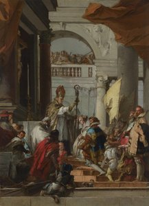 फ्रेडरिक बारब्रोसा की शादी, c.1753 द्वारा जियोवानी डोमेनिको टाईपोलो