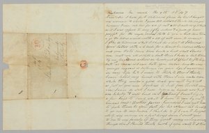9 मार्च, 1847 को दास व्यापार के संबंध में जाइल्स सॉन्डर्स का सैमुअल फॉक्स को पत्र। द्वारा जाइल्स सॉन्डर्स