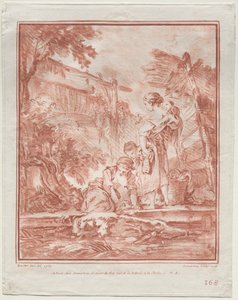 वाशरमैन, 1767। द्वारा गिल्स डेमार्टो