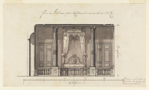 Duc d&39;Orléans, Palais Royal, पेरिस के लिए बेड अल्कोव
