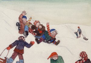 tobogganing द्वारा गिलियन लॉसन