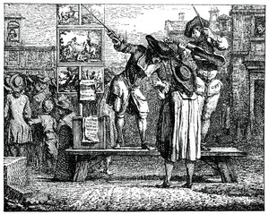 फेयर परेड, 1885। द्वारा Gillot