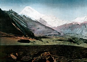 माउंट काज़बेक, काकेशस, सी 1890 द्वारा Gillot