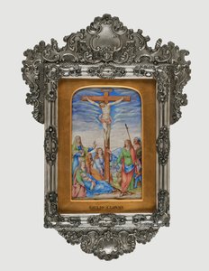 Crucifixion, c.1572 (चर्मपत्र पर तापमान)