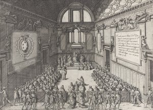 पोप पायस वी द्वारा कॉसिमो प्रथम, टस्कनी के ड्यूक, 1575-99 को दिए गए श्रोता।