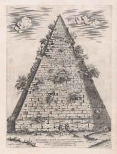 रोमन भव्यता का दर्पण: कैयस सेस्टियस का पिरामिड, 1582., 1582।