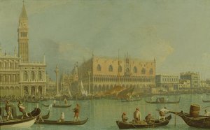 डुकल पैलेस और पियाजेट्टा सैन मार्को, c.1755