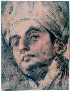 पोर्ट्रेट अध्ययन, c1676-1727 द्वारा जियोवन्नी एंटोनियो पेलेग्रिनी