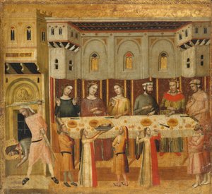 हेरोदेस की दावत और बैपटिस्ट के बीहिंग, सीए। 1330-1335।