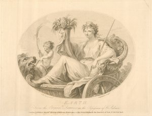 फ्रांसेस्को बार्टोलोजी (1727-1815) द्वारा उत्कीर्ण पृथ्वी, लंदन, 1803 (लिथो) प्रकाशित