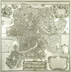 रोम की टाउन प्लान, 1730