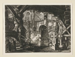 कार्सेरी, XVI: जंजीरों वाला घाट द्वारा Giovanni-Battista Piranesi