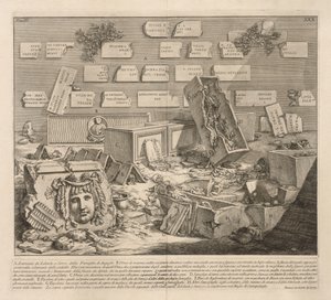 स्वतन्त्र लोगों और सेवकों के शिलालेख द्वारा Giovanni-Battista Piranesi