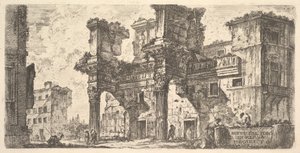 प्लेट 1: Nerva के फोरम का हिस्सा Nerva के फोरम का हिस्सा, ca। 1748। द्वारा जियोवन्नी बतिस्ता पिरनेसी