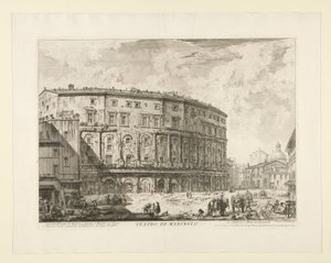 मार्सेलस का रंगमंच, रोम के दृश्य से द्वारा Giovanni-Battista Piranesi
