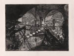 शैल आभूषण के साथ आर्क, प्लेट 11 कारसेरी डी से द्वारा Giovanni-Battista Piranesi