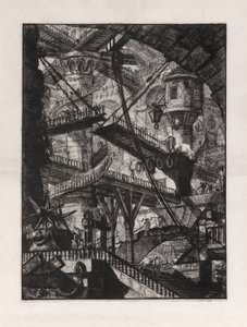 ड्रॉब्रिज, प्लेट 7 कारसेरी डी से द्वारा Giovanni-Battista Piranesi