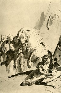 अलेक्जेंडर और बुसेफालस, 18 वीं सदी के मध्य, 1928 द्वारा जियोवन्ती बतिस्ता टाईपोलो