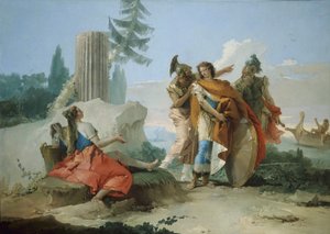 रिनाल्डो द्वारा छोड़ी गई आर्मिडा, 1742-45 द्वारा जियोवन्ती बतिस्ता टाईपोलो