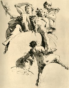 बैकुश और एरेडेन, c1740, 1928 द्वारा जियोवन्ती बतिस्ता टाईपोलो