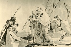 1752, 1928 से पहले मिस्र में उड़ान द्वारा जियोवन्ती बतिस्ता टाईपोलो