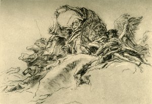 गॉड द फादर एंड एंजल्स, c1754, 1928 द्वारा जियोवन्ती बतिस्ता टाईपोलो