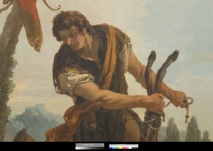 हिरण के साथ हंटर, 1718 द्वारा जियोवन्ती बतिस्ता टाईपोलो