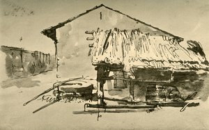 इंटीरियर टू ए फार्मयार्ड, 18 वीं शताब्दी, 1928 के मध्य में द्वारा जियोवन्ती बतिस्ता टाईपोलो