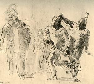मिनर्वा क्रोध की जांच करता है, c1757, 1928 द्वारा जियोवन्ती बतिस्ता टाईपोलो