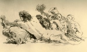 नेरिड्स और ट्राइटन, c1753-1762, 1928 द्वारा जियोवन्ती बतिस्ता टाईपोलो