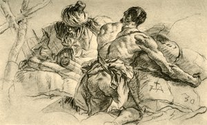 ओरिएंटल मर्चेंट्स विद बेल्स ऑफ वॉर्स, 1753, 1928 द्वारा जियोवन्ती बतिस्ता टाईपोलो