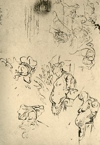 Satyr Herms and Oriental Heads, 18 वीं सदी, 1928 के मध्य में द्वारा जियोवन्ती बतिस्ता टाईपोलो