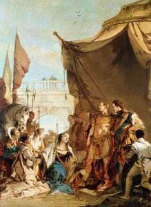 सिकंदर से पहले डेरियस का परिवार, 333 ईसा पूर्व, c1745 द्वारा जियोवन्ती बतिस्ता टाईपोलो