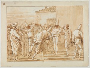 पंचलिंगो की फॉगिंग, c.1800 द्वारा जियोवन्ती बतिस्ता टाईपोलो
