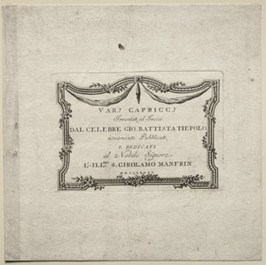 विभिन्न संधिएँ, 1785। द्वारा जियोवन्ती बतिस्ता टाईपोलो