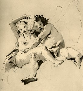 ज़ेफियर और फ्लोरा, 1757, 1928 द्वारा जियोवन्ती बतिस्ता टाईपोलो