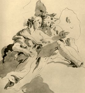 ज़ेफियर और फ्लोरा, 18 वीं सदी के मध्य, 1928 द्वारा जियोवन्ती बतिस्ता टाईपोलो