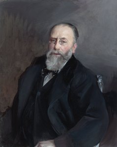 ""एडमंड डी रोथ्सचाइल्ड का पोर्ट्रेट (1845-1934) फ्रांसीसी बैंकर, परोपकारी और कलेक्टर"" (एडमंड जेम्स डी रोथ्सचाइल्ड) जियोवानी बोल्डिनी द्वारा पेंटिंग (1842-1931) 1903 निजी संग्रह द्वारा जियोवन्नी बोल्डिनी