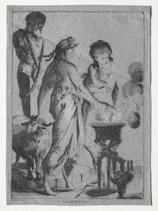 बलिदान, सी। 1775-1776। द्वारा जियोवन्नी डेविड